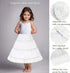 3 Hoops Petticoat Full Slip Flower Girl Crinoline Skirt Skirts Little Palace Store